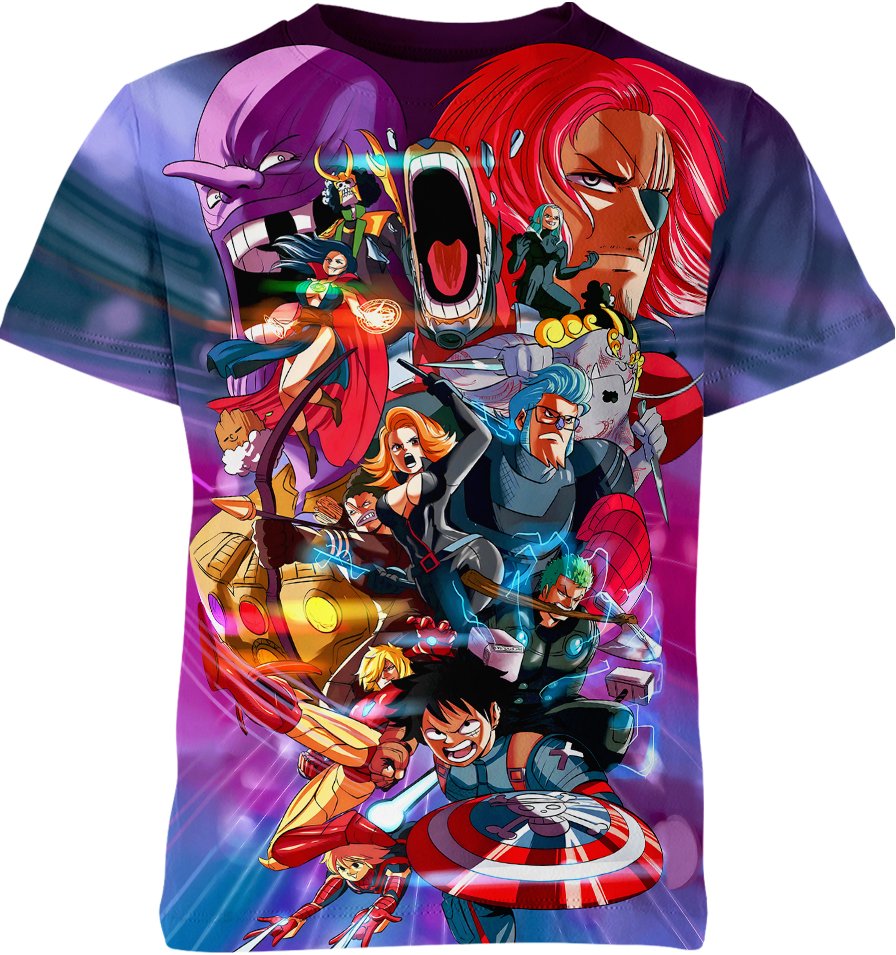 One Piece Avengers Shirt