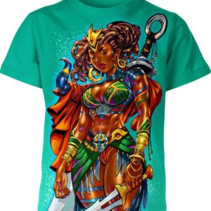 Black Wonder Woman Marvel Comics Shirt