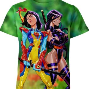 Mulan Psylocke Marvel Comics Shirt