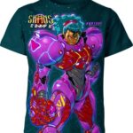 Black Woman Samus Aran Metroid Shirt