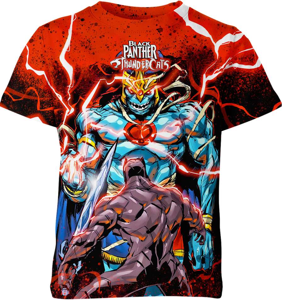 Black Panther Vs Mumm-Ra Marvel Comics Shirt