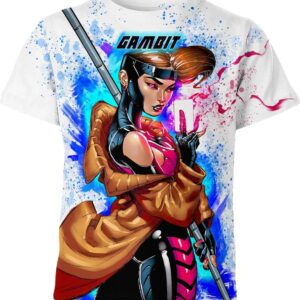 Female Gambit X-Men Marvel Comics Shirt