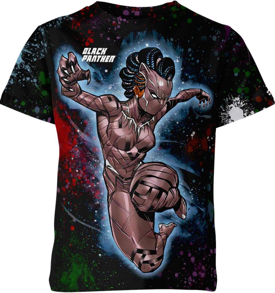 Woman Black Panther Marvel Comics Shirt