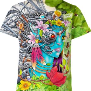 Cyborg Neytiri Avatar Shirt