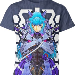 Anime Girl Gunners Cyberpunk Shirt