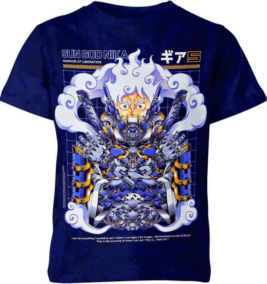 Luffy Gear 5 Cyberpunk Shirt