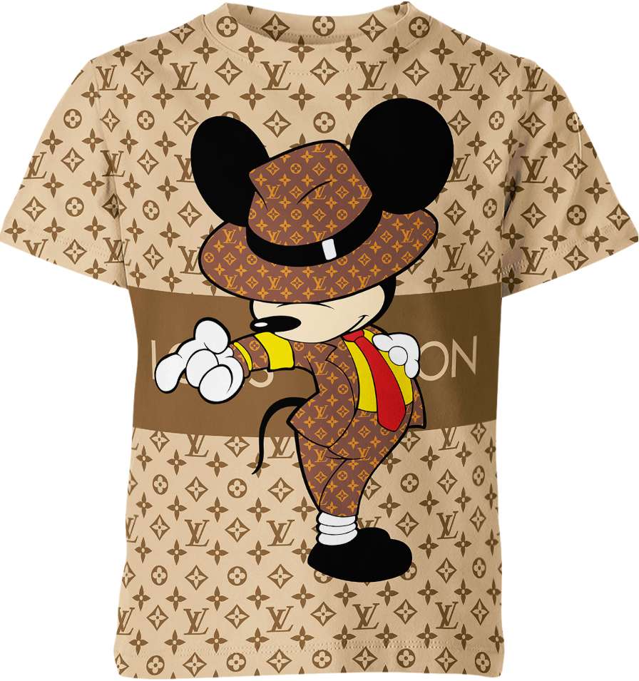 Mickey Mouse Louis Vuitton Shirt