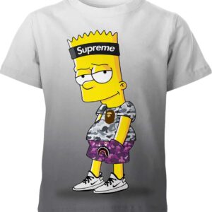 Bart Simpson Supreme Bape The Simpsons Shirt