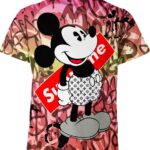 Mickey Mouse Louis Vuitton Supreme Shirt