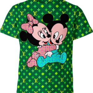 Baby Mickey Mouse Minnie Mouse Louis Vuitton Shirt