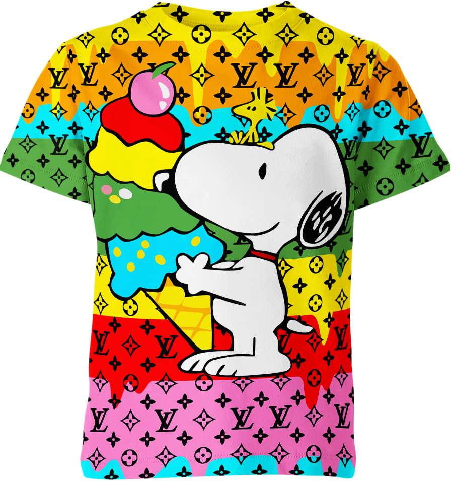 Snoopy Louis Vuitton Shirt