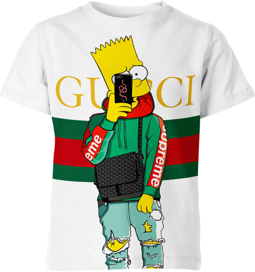 Bart Simpson Gucci The Simpsons Shirt