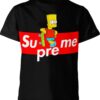 Bart Simpson Louis Vuitton Supreme Shirt