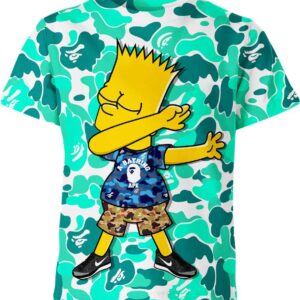 Bart Simpson Bape Nike Shirt