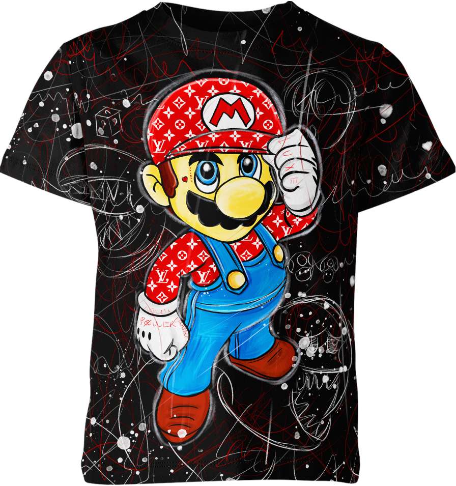 Super Mario Louis Vuitton Shirt