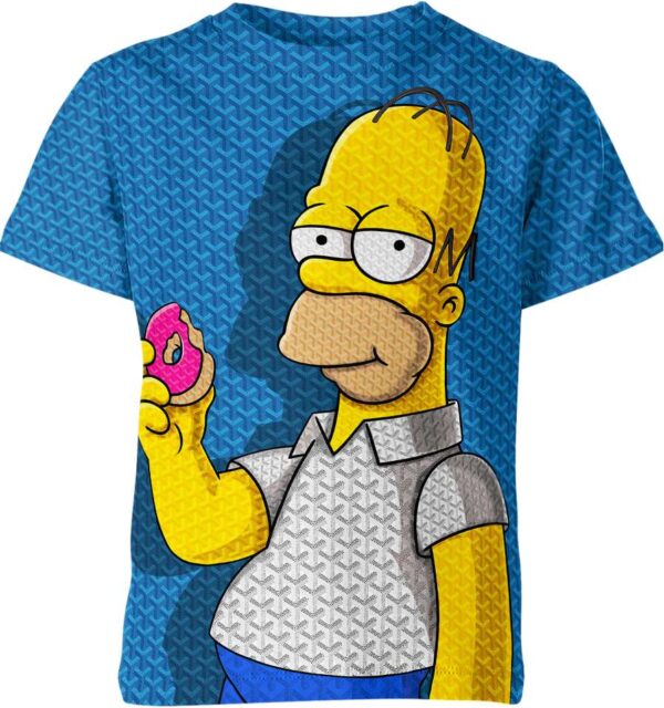 Homer Jay Simpson Maison Goyard The Simpsons Shirt