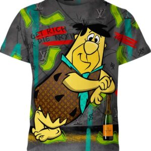 Fred Flintstone Louis Vuitton Shirt