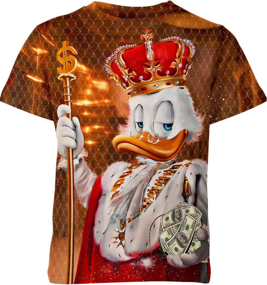 King Scrooge Mcduck Dollar Shirt