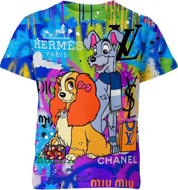 Lady And The Tramp Louis Vuitton Gucci Dior Role Shirt