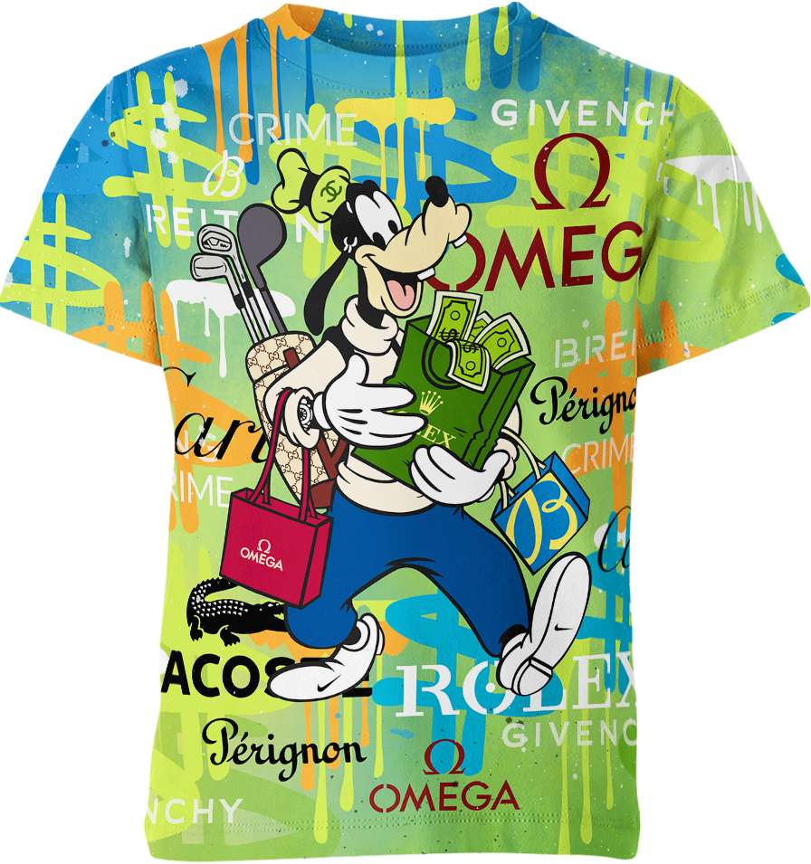 Goofy Omega Gucci Rolex Nike Chanel Shirt