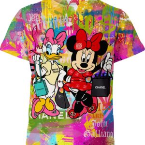 Daisy Duck Minnie Mouse Miu Miu Chanel Fendi Shirt