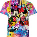 Mickey Mouse Minnie Mouse Rolex Louis Vuitton Gucci Shirt