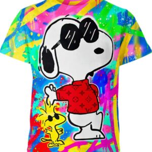Snoopy Woodstock Louis Vuitton Shirt