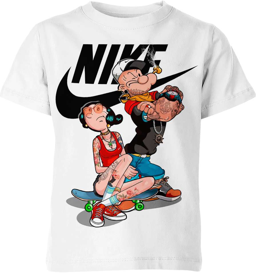 Popeye Oliver Tattoo Nike Shirt