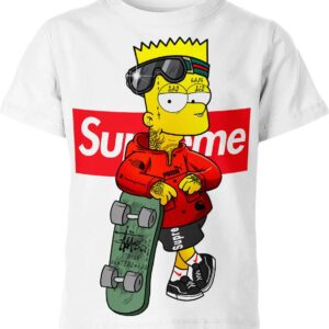 Bart Simpson Supreme The North Face Shirt