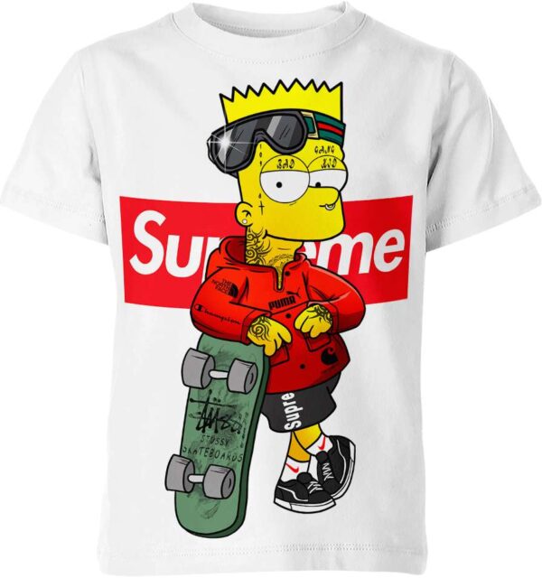 Bart Simpson Supreme The North Face Shirt