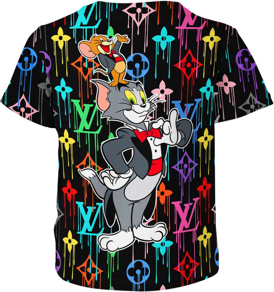 Tom And Jerry Louis Vuitton Shirt