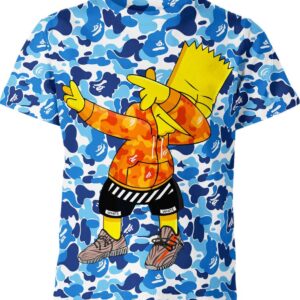 Bart Simpson Bape Yeezy Shirt