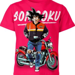 Son Goku Harley Davidson Shirt