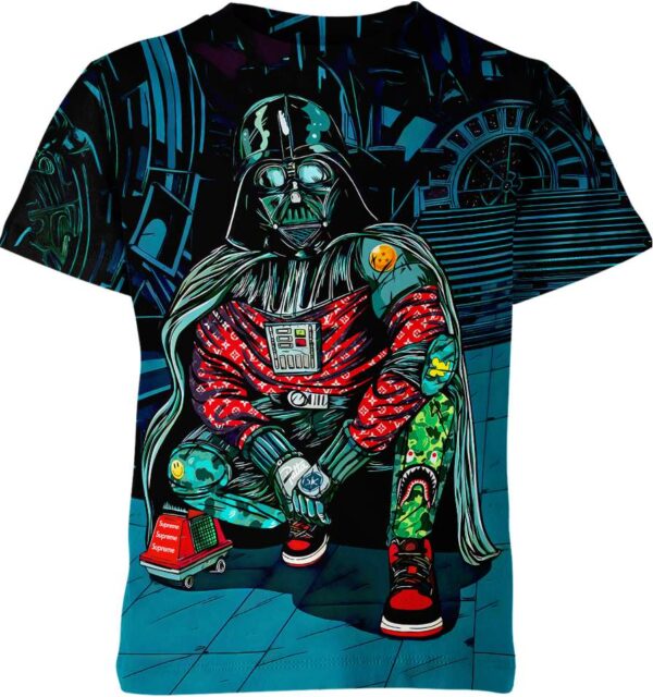 Darth Vader Louis Vuitton Nike Bape Supreme Shirt