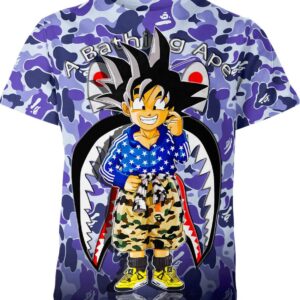 Son Goku Bape Nike Shirt