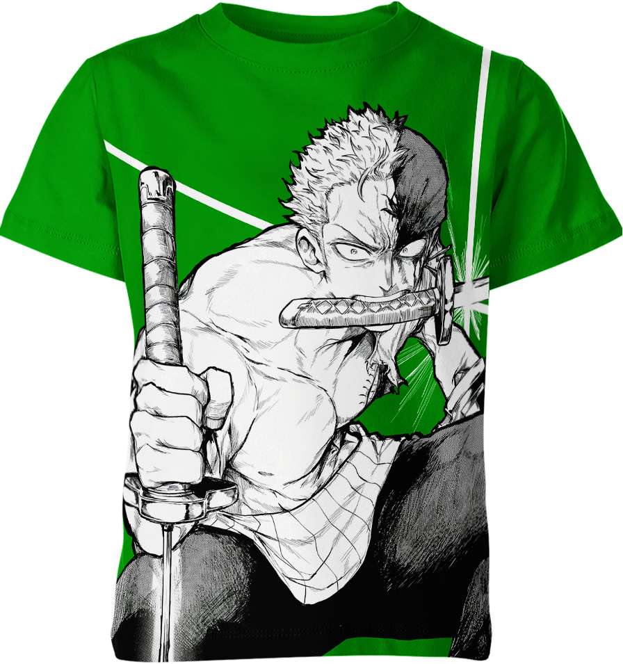 Roronoa Zoro From One Piece Shirt