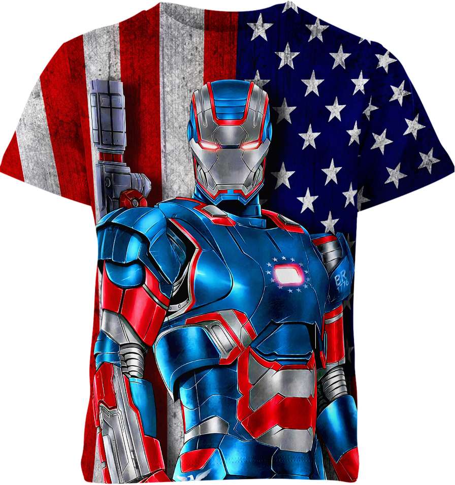 Iron Patriot From Iron Man Shirt