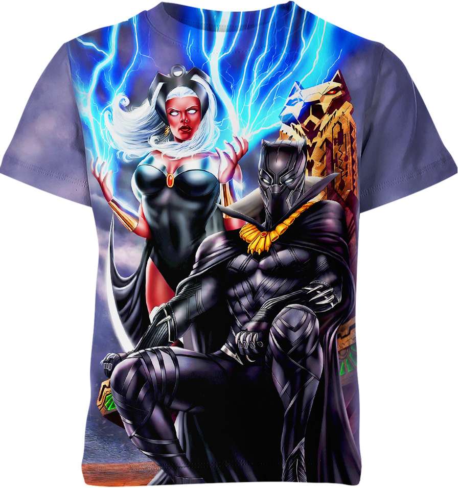 Black Panther And Storm Shirt