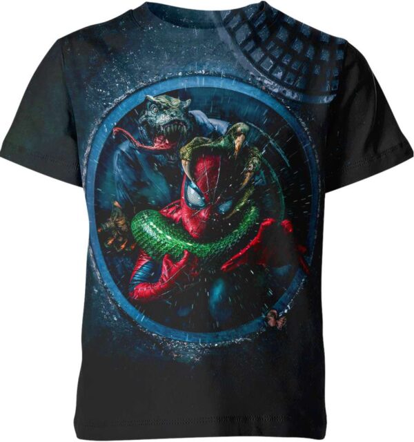Dinosaur x Spider Man Shirt