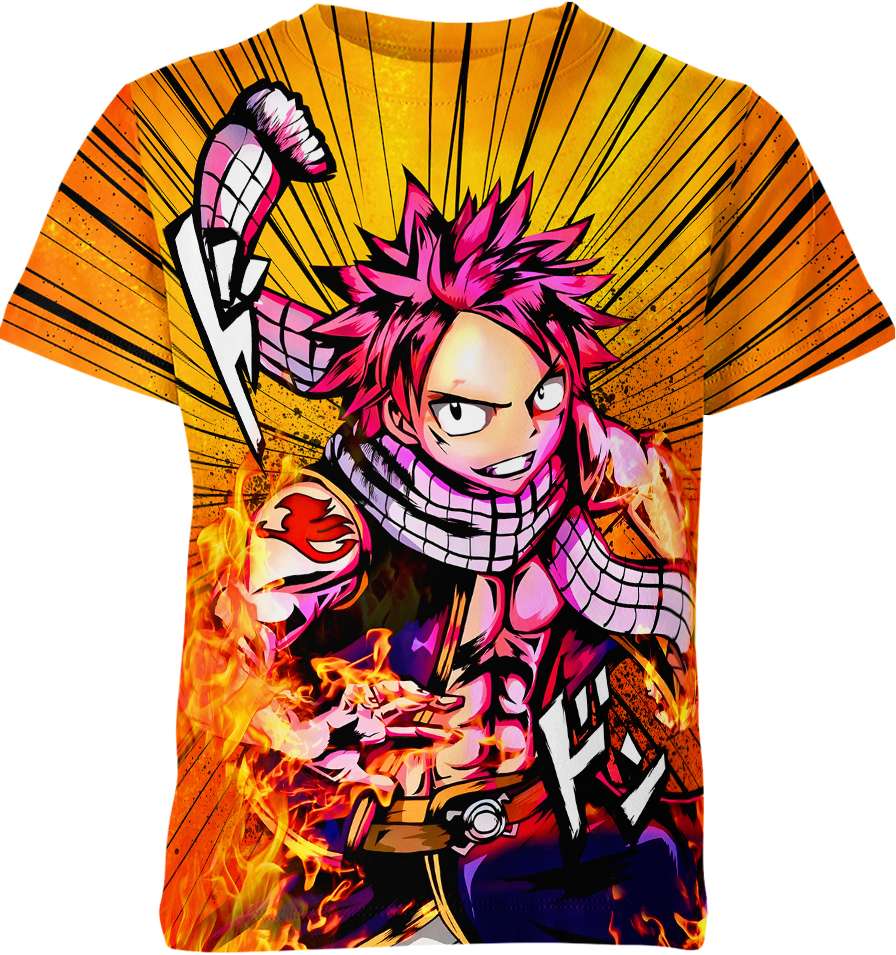 Natsu Dragneel From Fairy Tail Shirt
