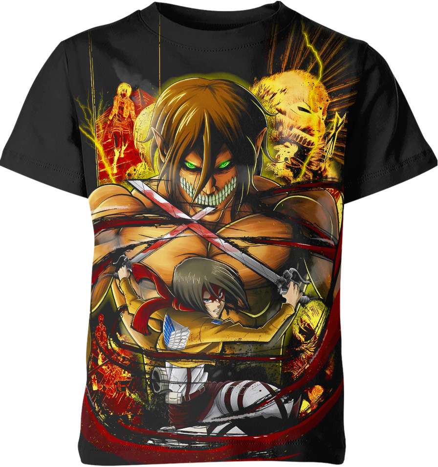 Mikasa And Eren Attack On Titan Shirt