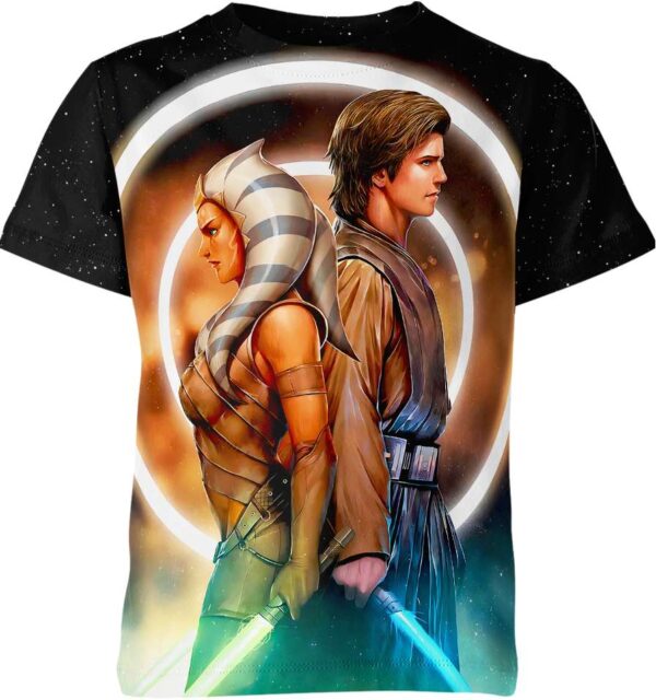 Anakin Skywalker And Ahsoka Tano Star Wars Shirt