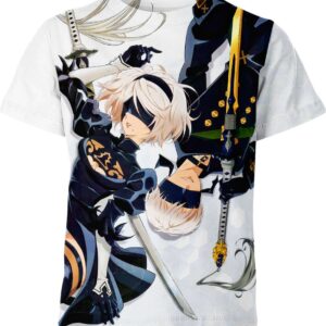 2B And 9S From Nier Automata Shirt