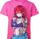 Anime Girl Ahegao Hentai Shirt