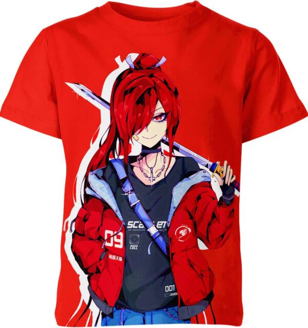Erza Scarlet From Fairy Tail Shirt