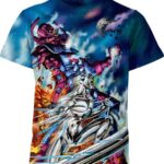 Silver Surfer And Galactus Marvel Comics Shirt