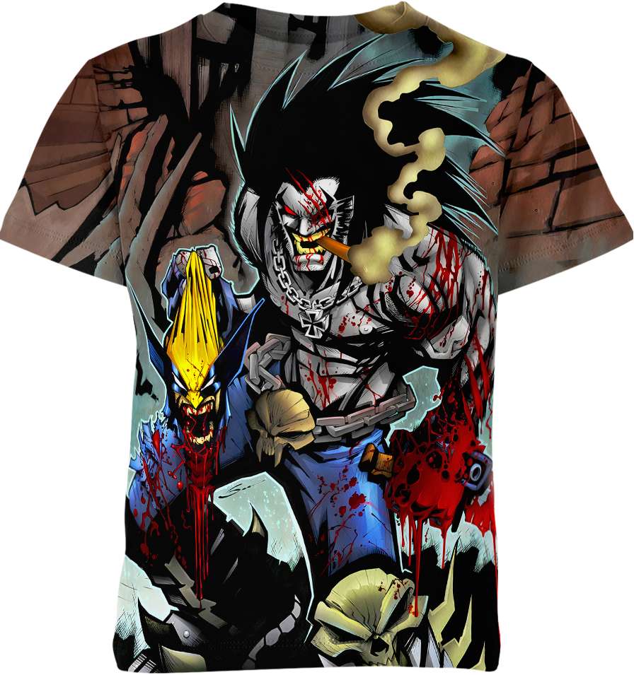 Lobo Vs Wolverine Marvel Comics Shirt