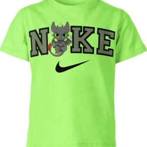 Toothless from How To Train Your Dragon Nike Shirt