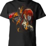Makima and Chainsaw Devil from Chainsaw Man Shirt