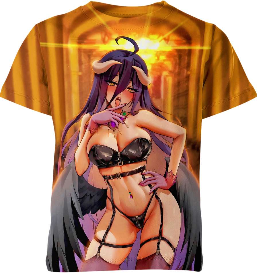 Albedo Ahegao Hentai From Overlord Shirt